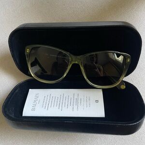 Balmain green sunglasses